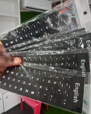 English Keyboard Layout Sticker