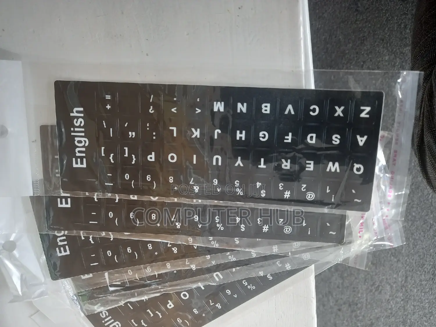 English Keyboard Layout Sticker