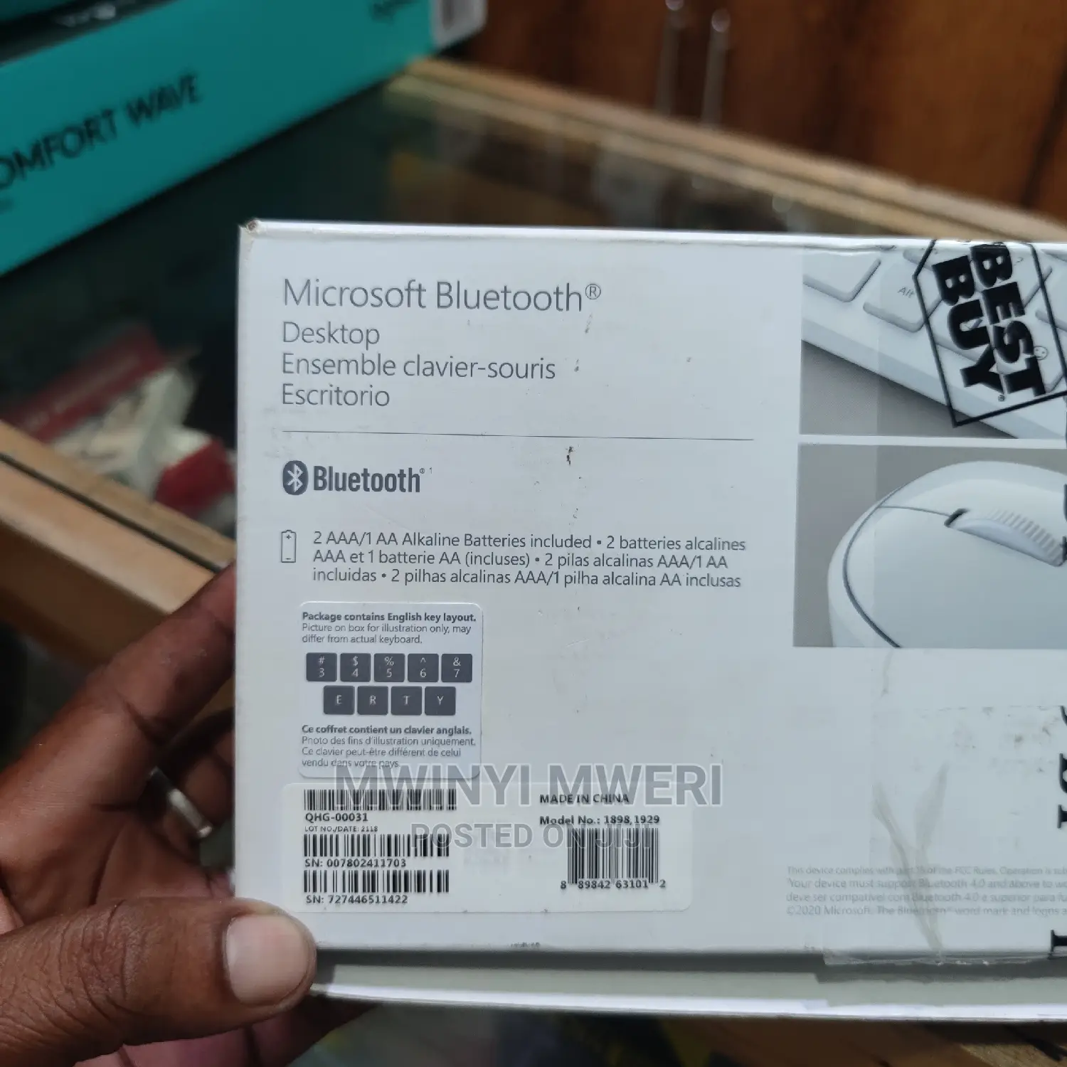 Microsoft Bluetooth Desktop Ensemble Clavier Et Souris