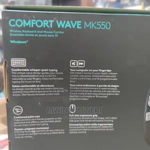 Logitech MK550 Wireless Wave Keyboard and Mouse Combo