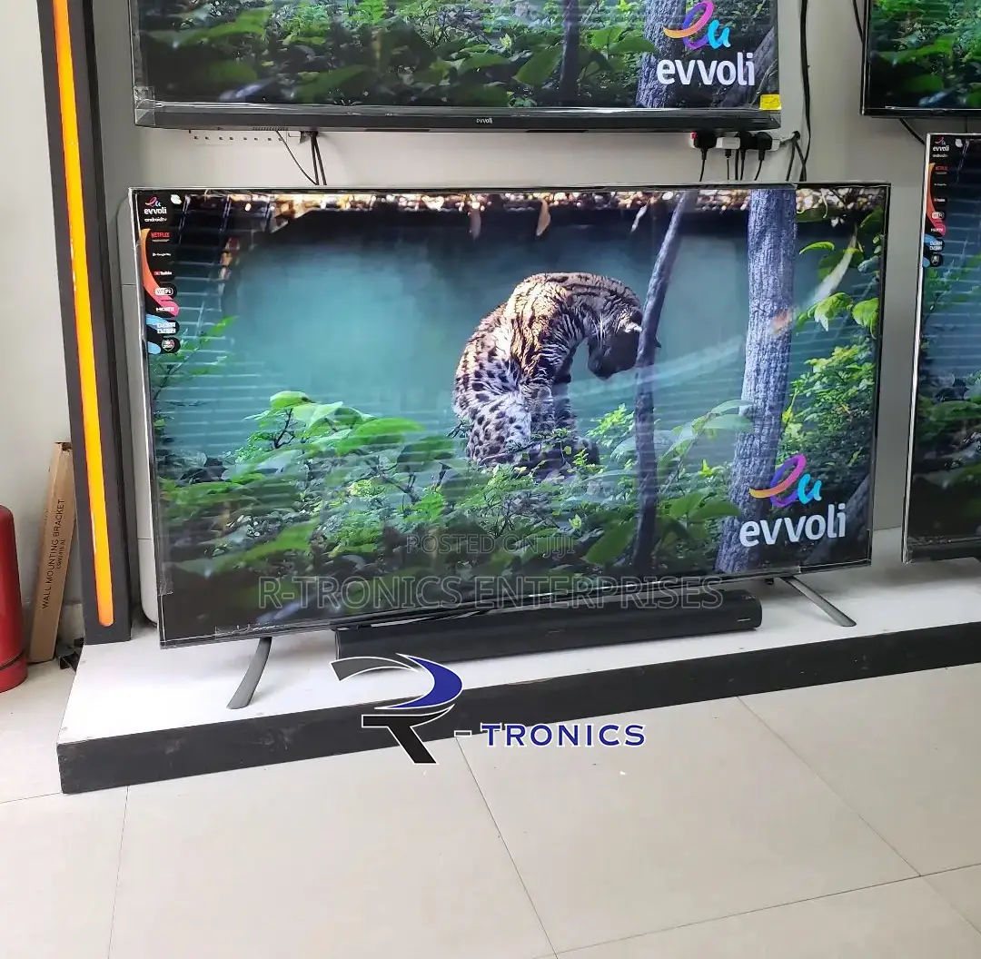 Evvoli Ultra HD Smart QLED Android TV 65′′ Frameless