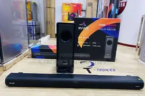 Evvoli 2.1ch Soundbar With Wireless Subwofer Bluetooth