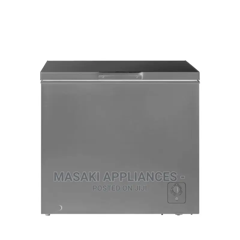 New Mpya Hisense Chest Freezer H245cfs Grey 200 Liter Silver
