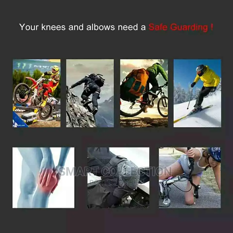 4pcs Motocross Knee Elbow Protector for Sports Cycling