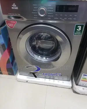 Evvoli Silver Front Load Automatic 7kg Washing Machine