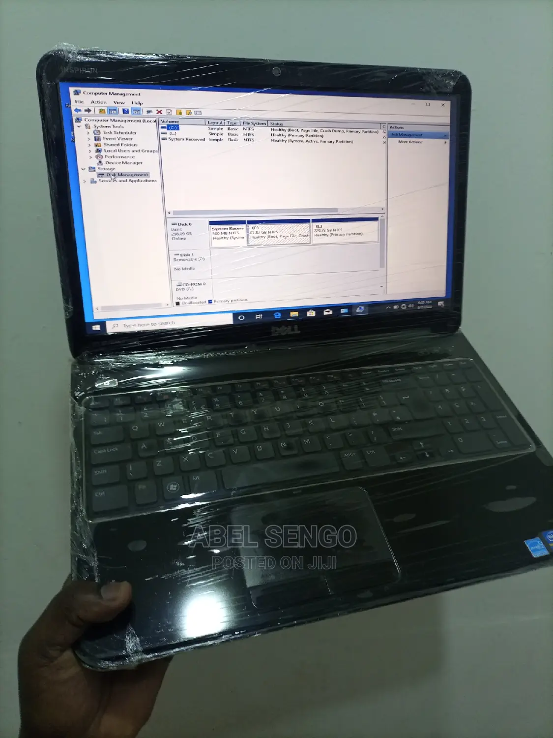 Laptop Dell Inspiron 3467 40GB Intel Core I3 HDD 320GB