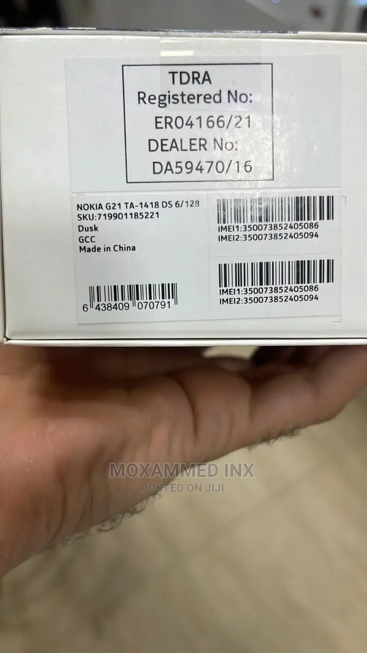 New Nokia G21 128 GB Black
