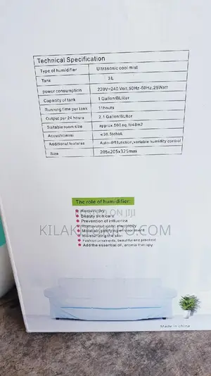Humidifier Ultrasonic Cool Mist
