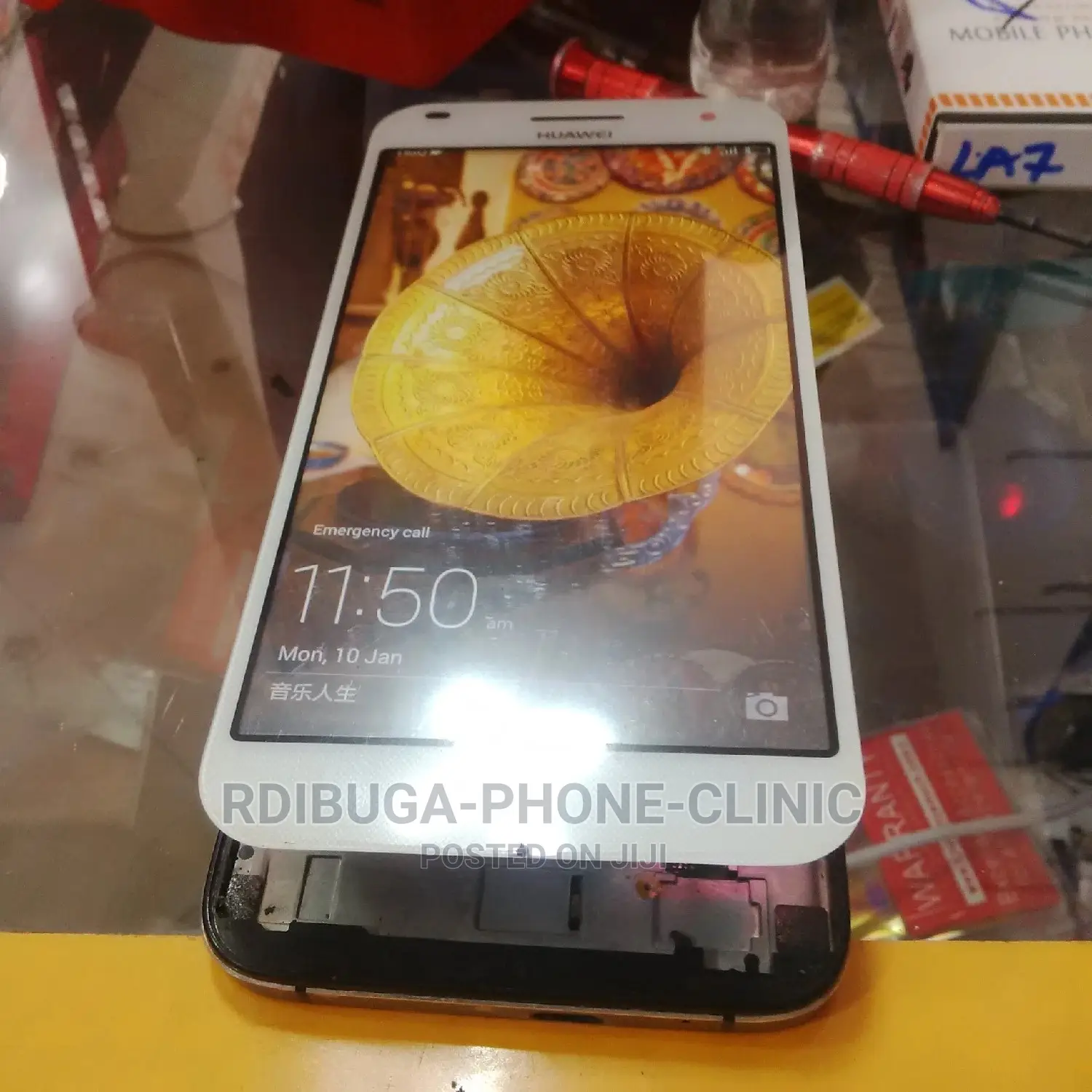 Huawei G7 Ikibadilishwa Screen Touch Na Kuwekewa Lamination