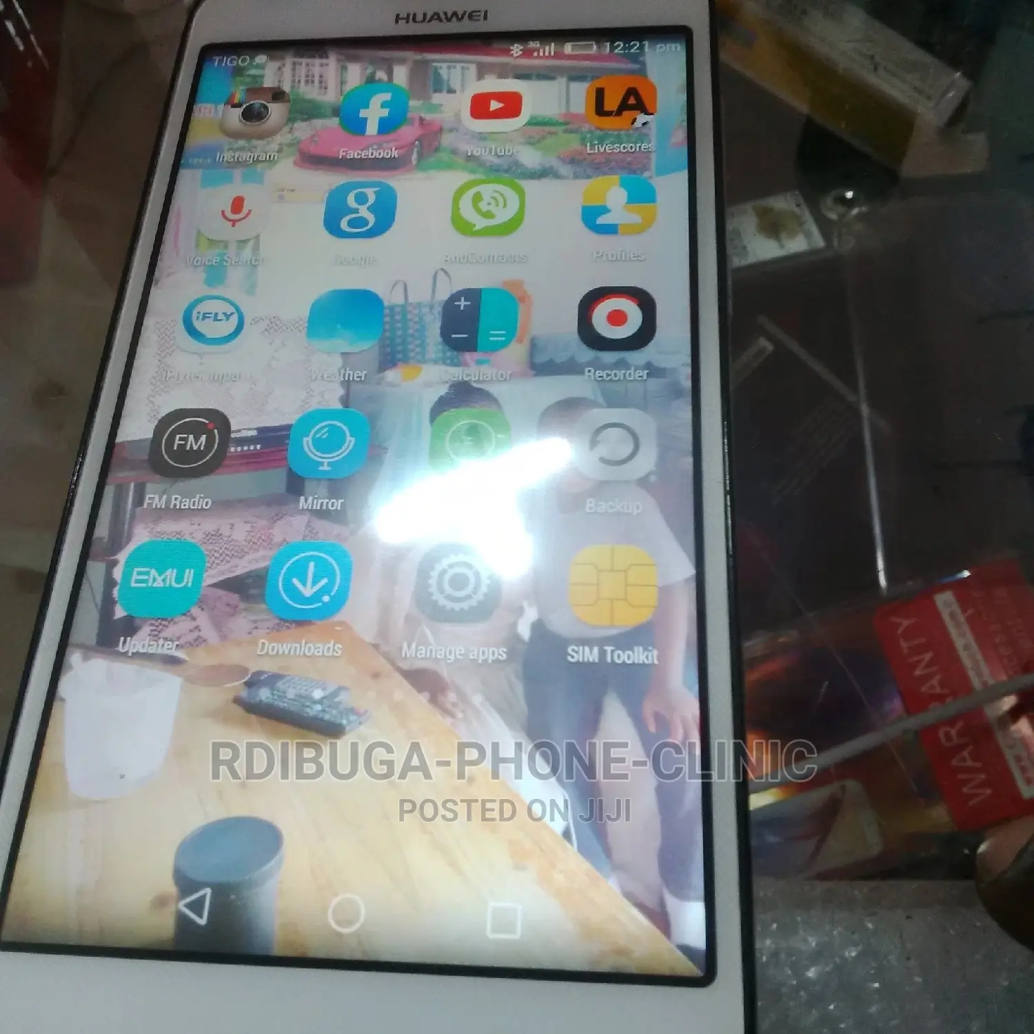 Huawei G7 Ikibadilishwa Screen Touch Na Kuwekewa Lamination