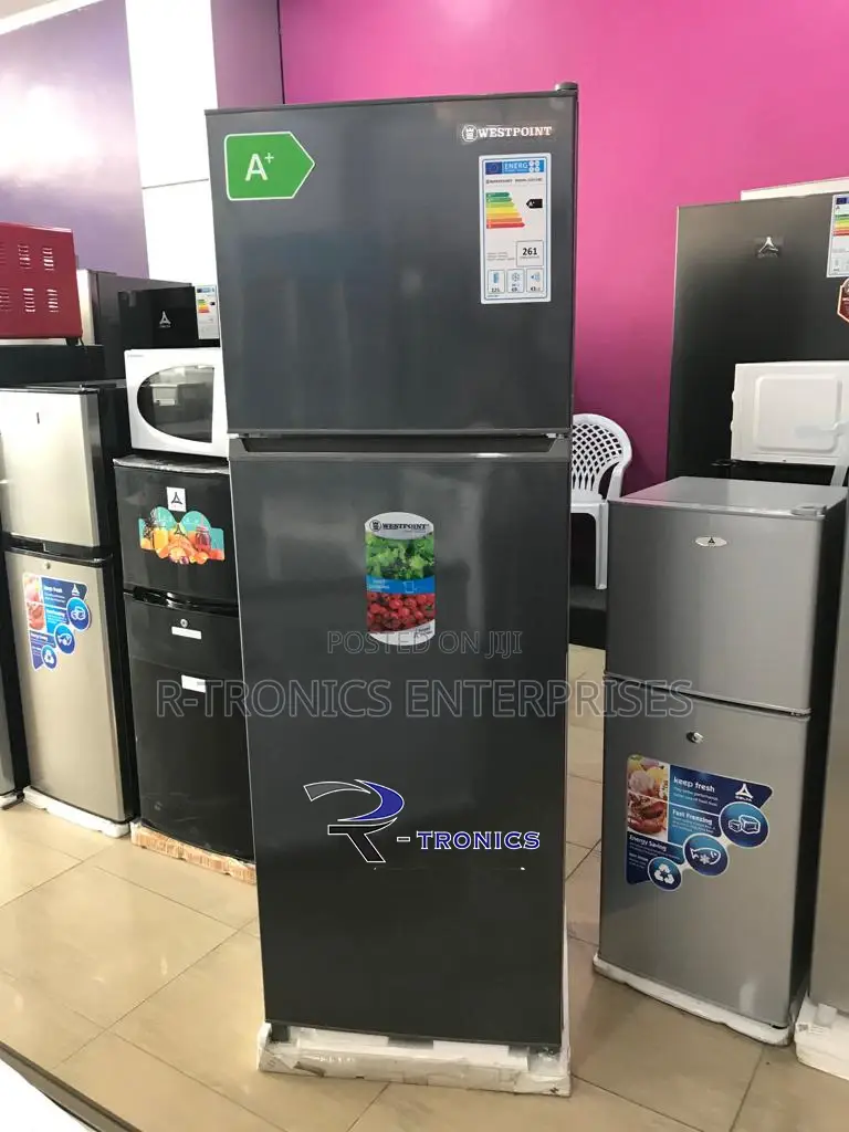 Westpoint Refrigerators 294L Defrost Double Door Dark Inox