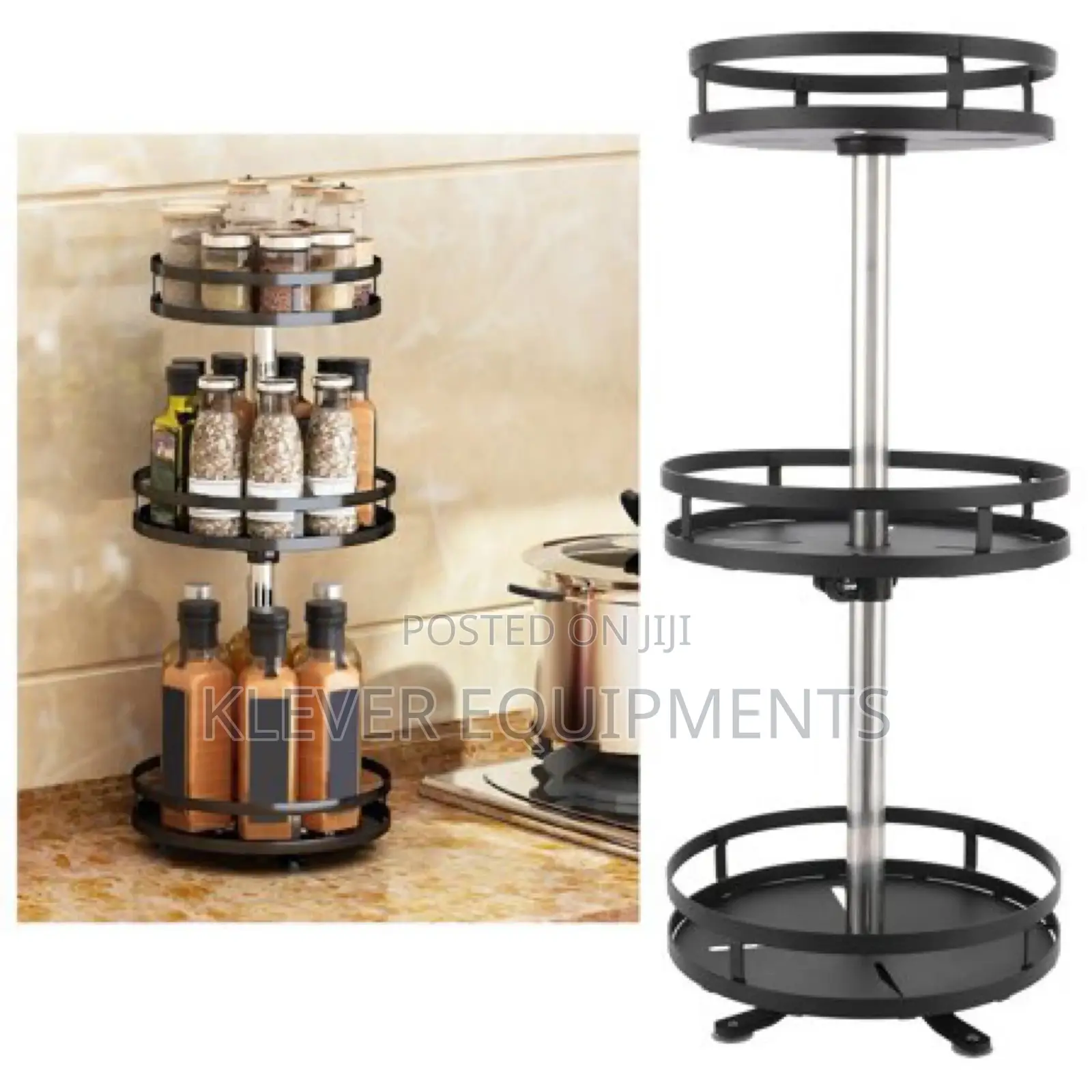 3 Layer 360° Rotating Storage Rack