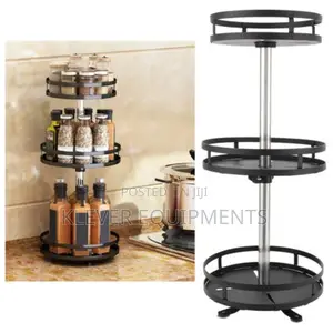 3 Layer 360° Rotating Storage Rack