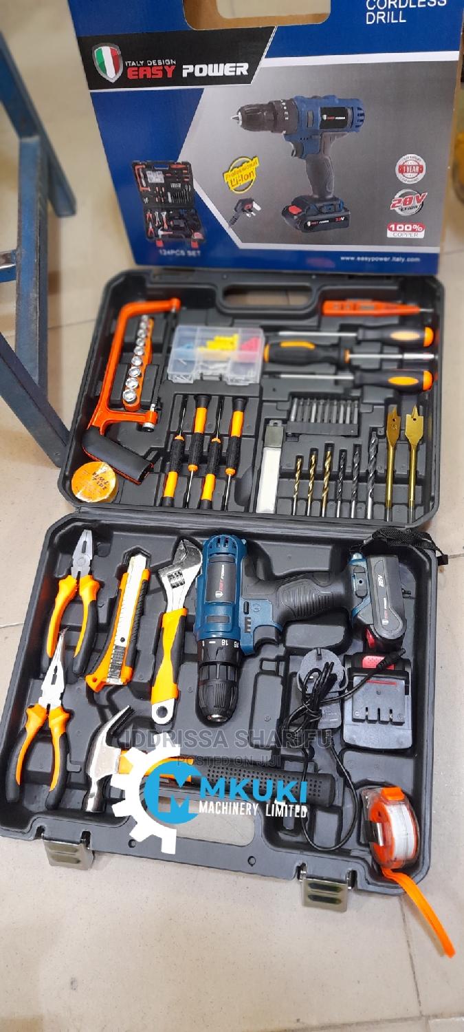 Toolbox Set 124 Tools + Drill Cordless Volt 28 in Ilala Electrical