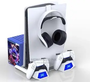 Cooling Stand for Ps5 With Dock for Charginf Controllers