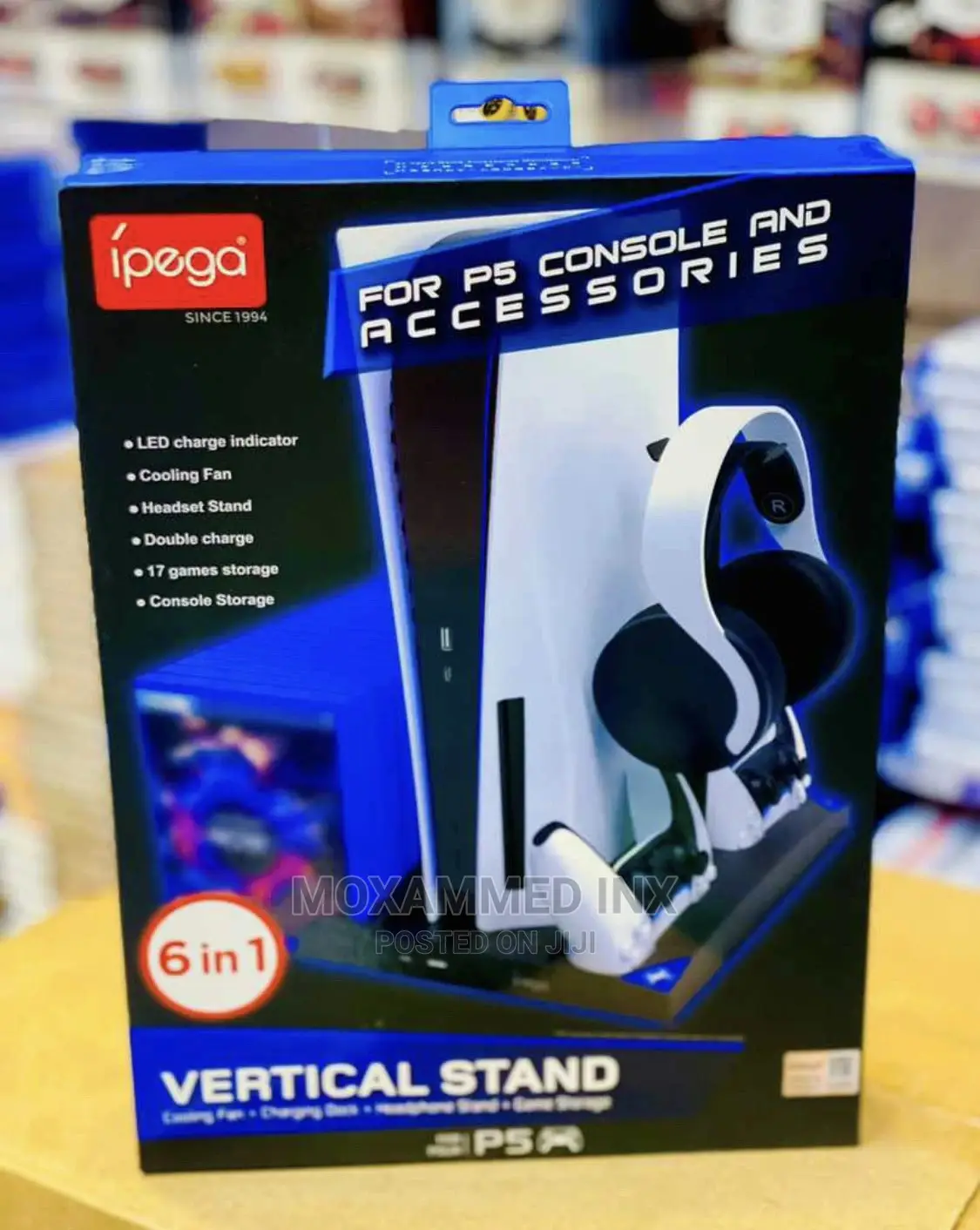 Cooling Stand for Ps5 With Dock for Charginf Controllers
