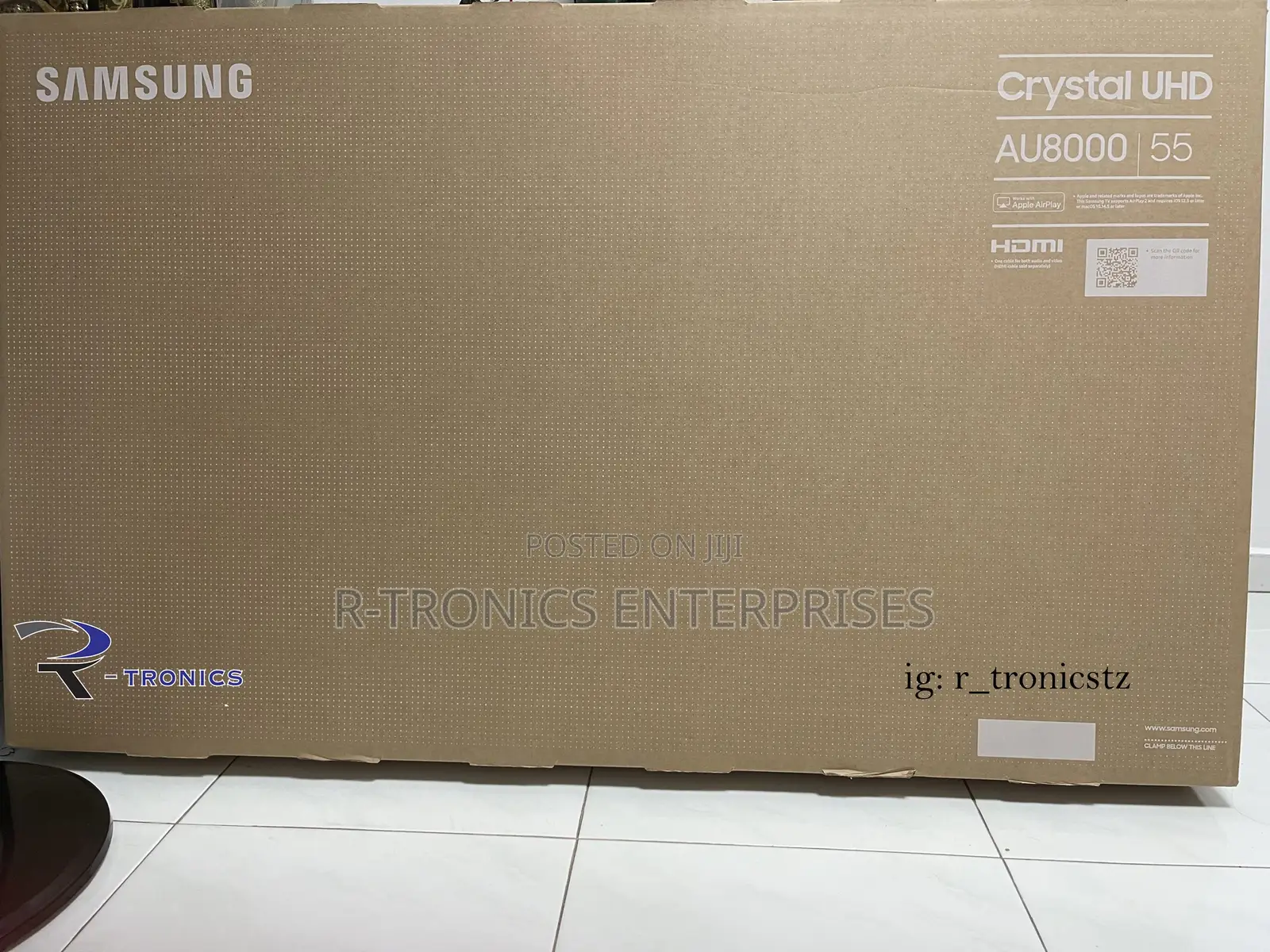 Samsung 55-Inch 55au8000 Crystal Uhd 4K Smart TV