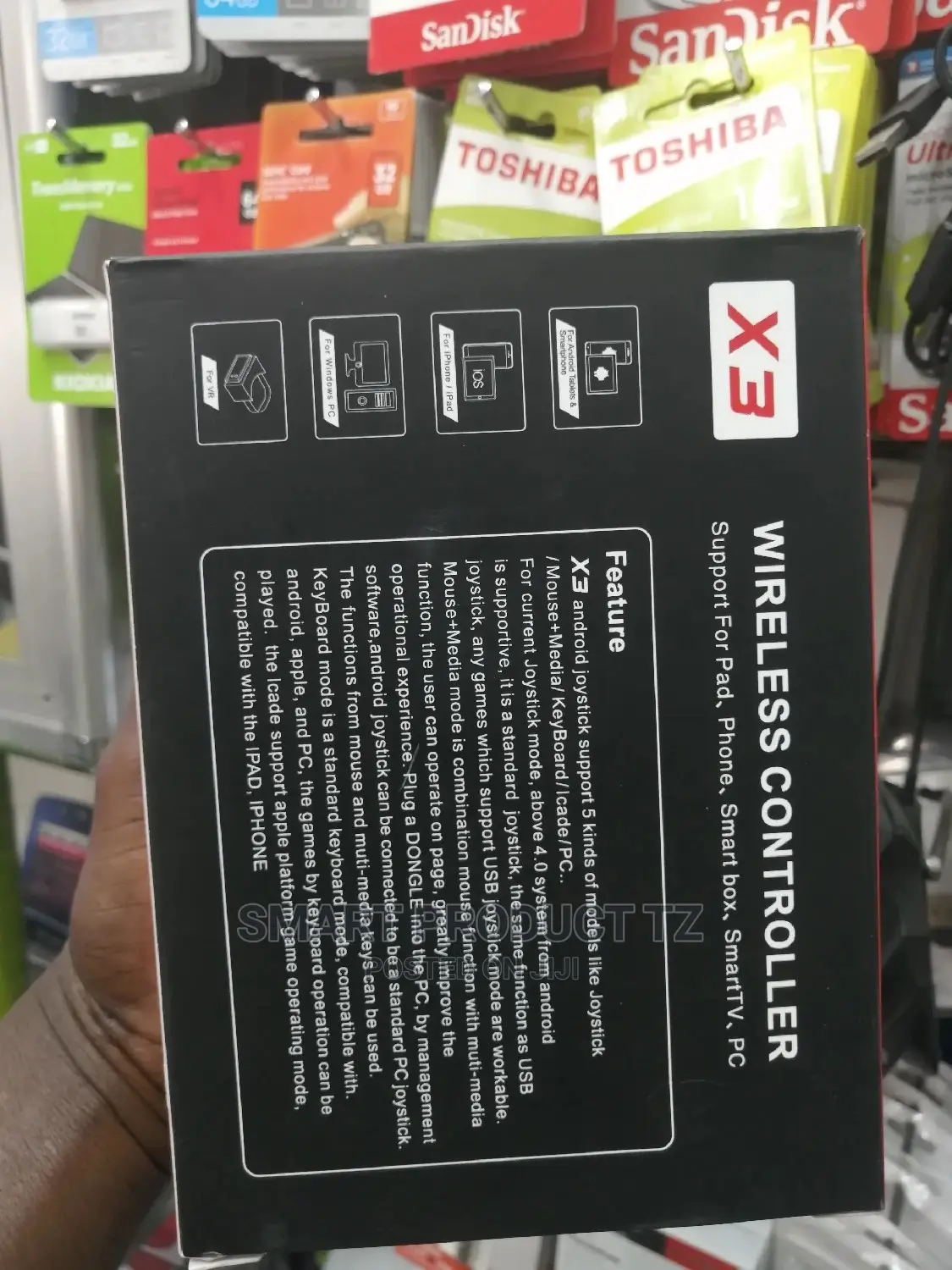 X3 Wireless Controller for Mobile Phone.