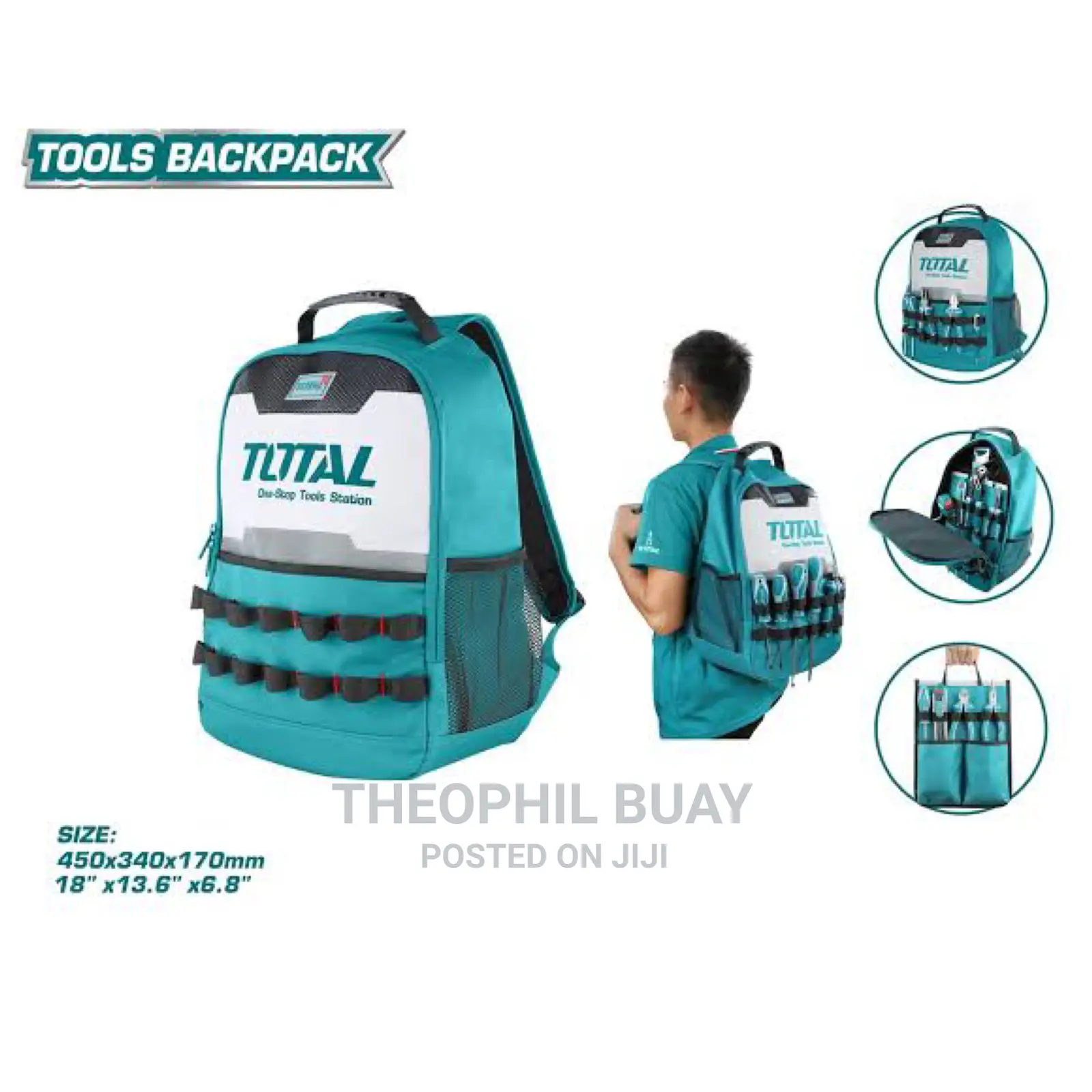 Total Tools Backpack (Thbp0201)
