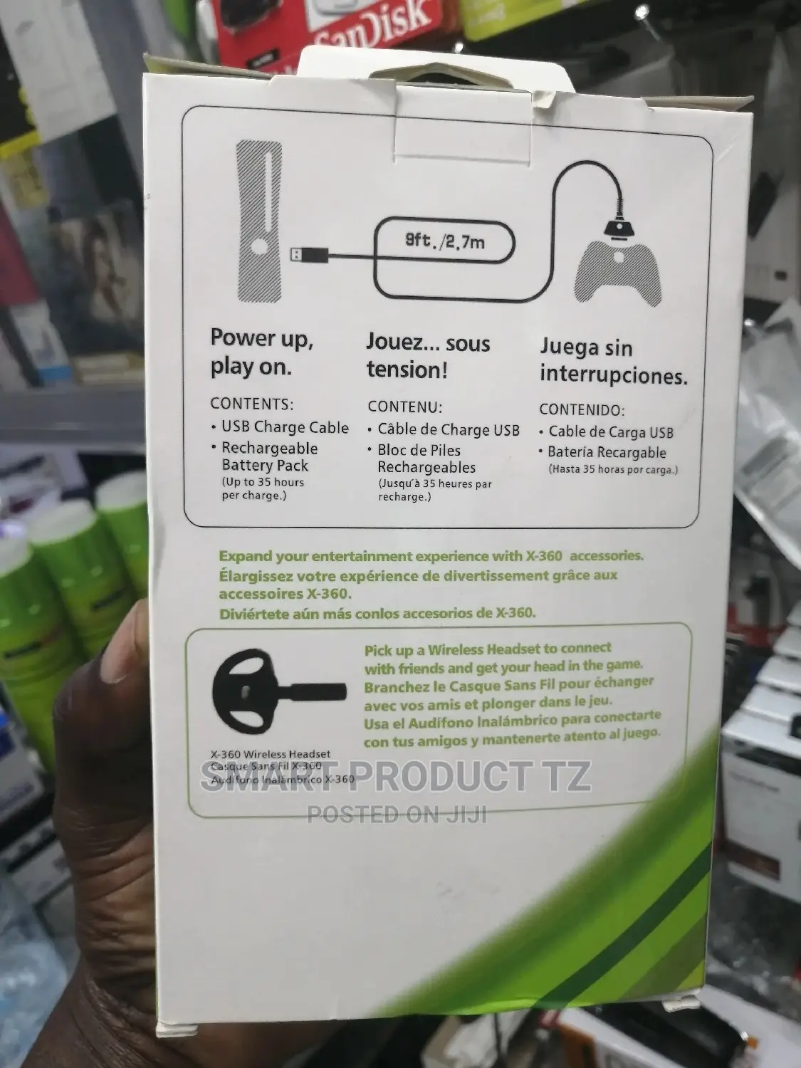 X-360 Play and Charge Kit.