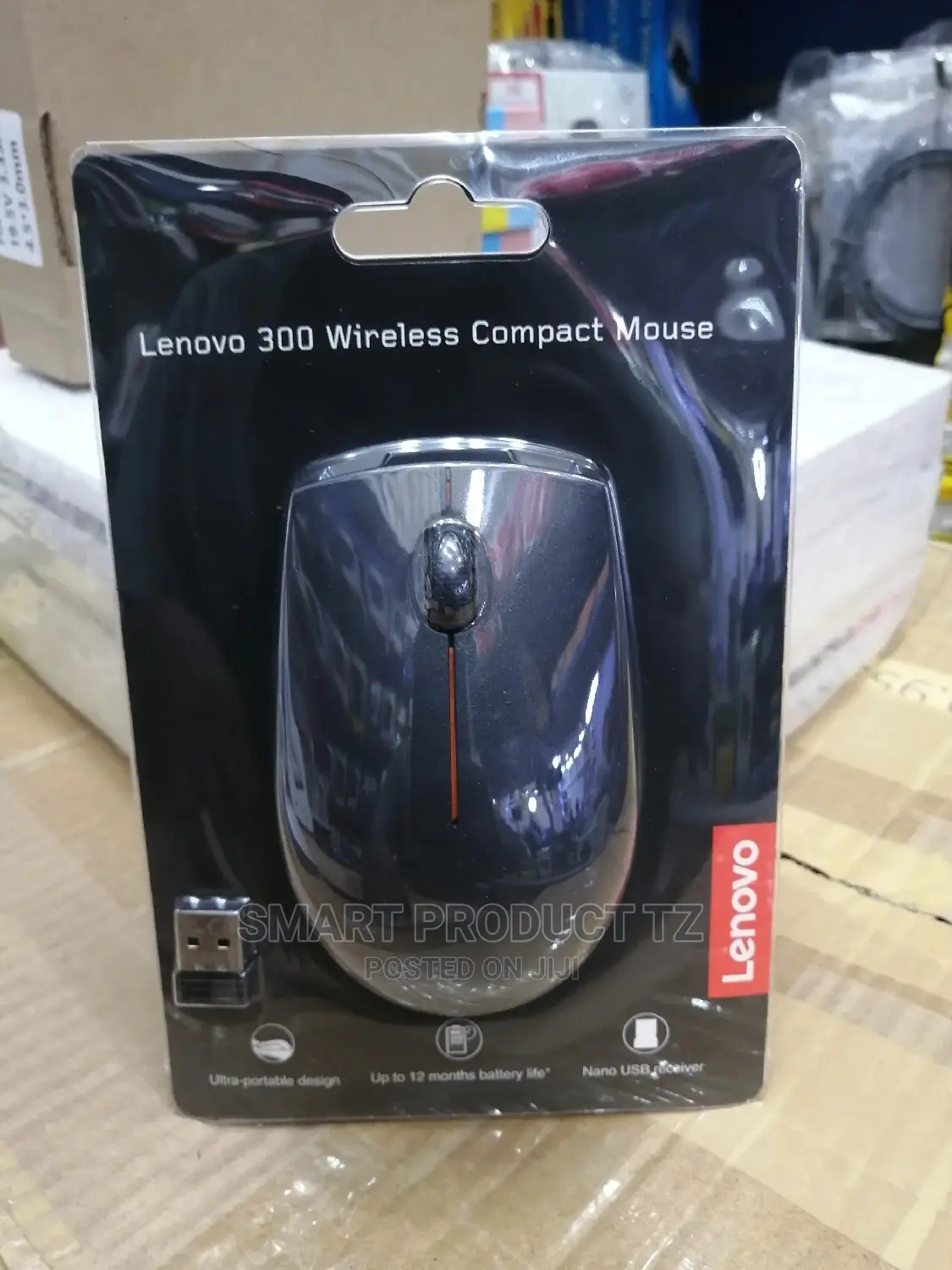 Lenovo 300 Wireless Compact Mouse Original.
