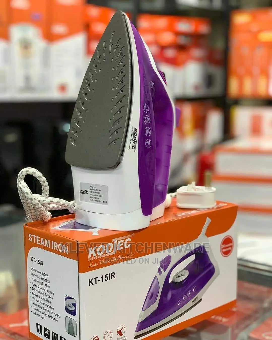 Kodtec Steam Iron in Ilala Home Appliances, Shadrack Senya Jiji.co.tz