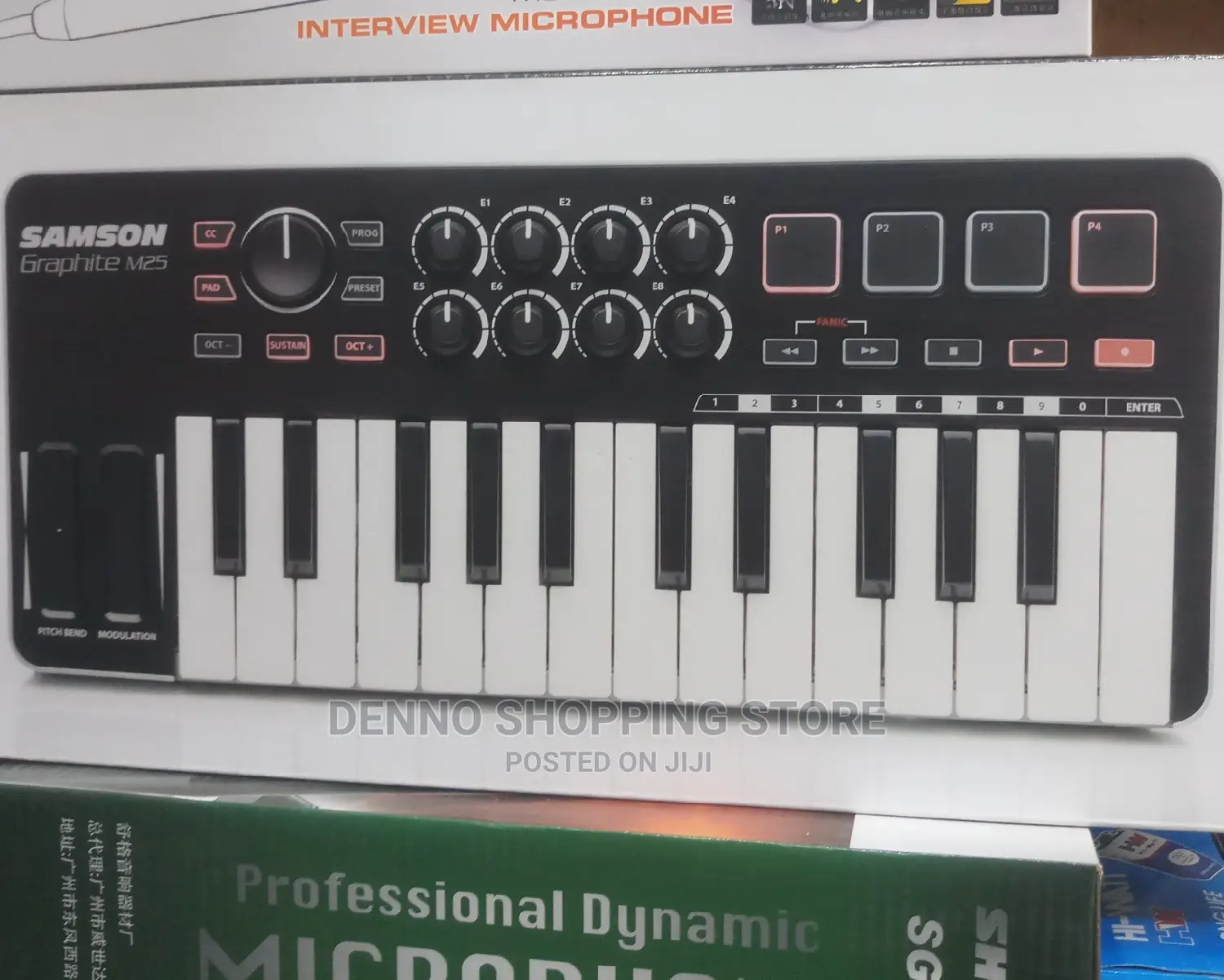 Samson Graphite M25 Studio Piano(Keyboard)