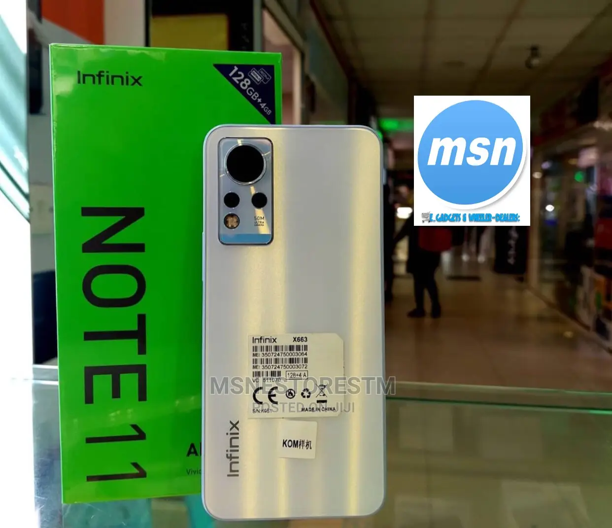 New Infinix Note 11 128 GB Silver