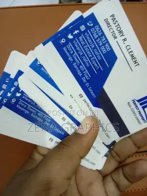 Plate Business Cards