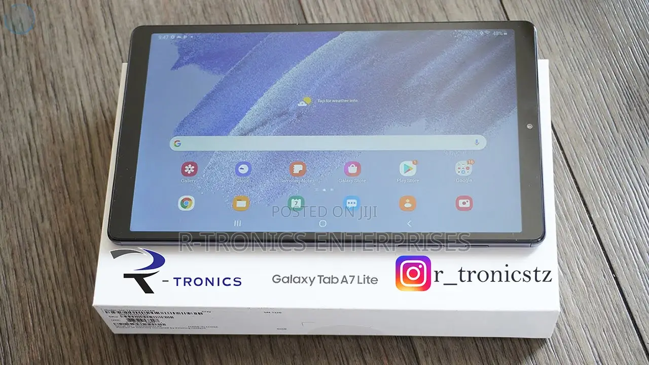 New Samsung Galaxy Tab A7 Lite 32 GB Black