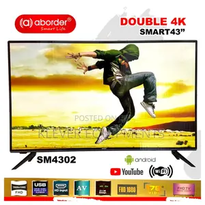 Aborder 43 Inches Double Glass Smart Tv