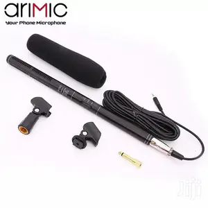 Arimic Professional Interview Mic Directional Condenser MIC For DSLR