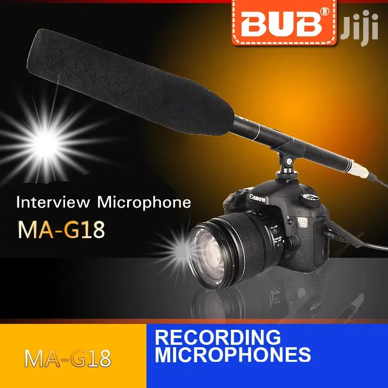 BUB MA-G18 7m Wired Video Camera Interview Microphone For DSLR Camera