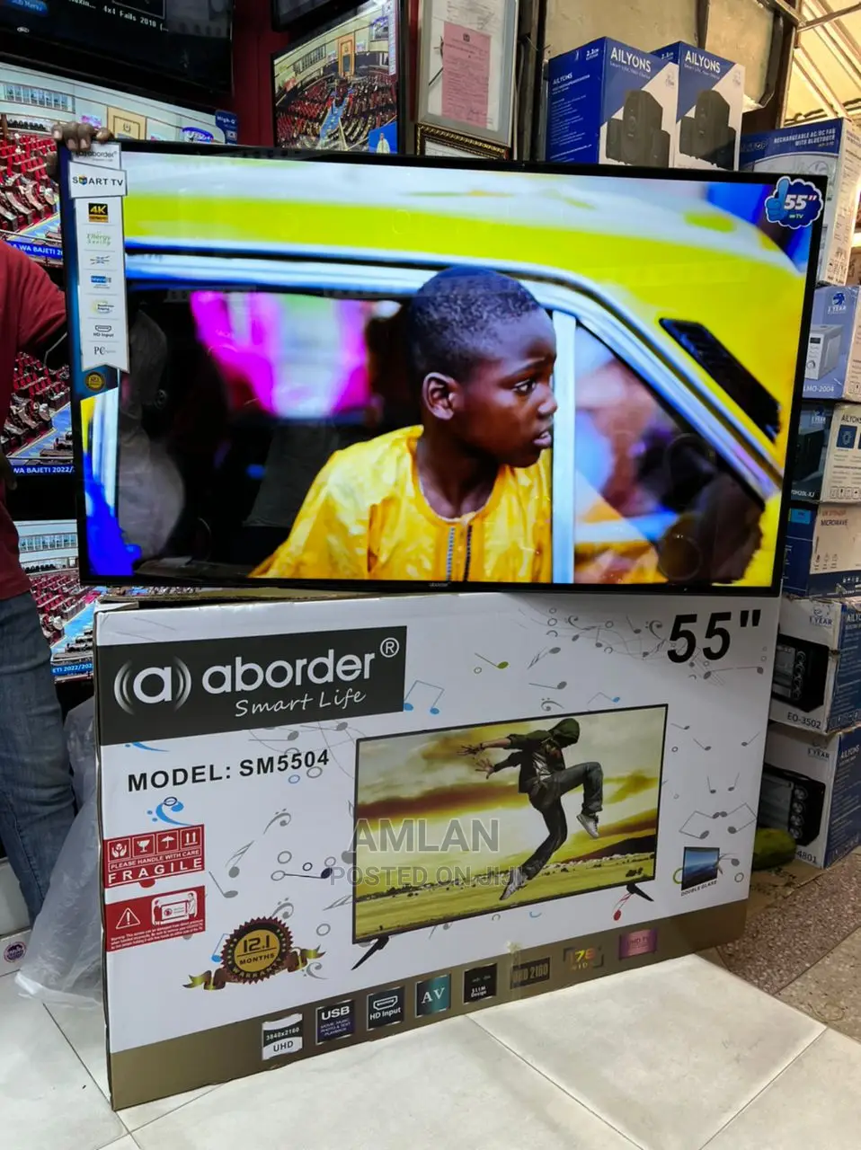 Aborder TV Inch 55 Smart 4K