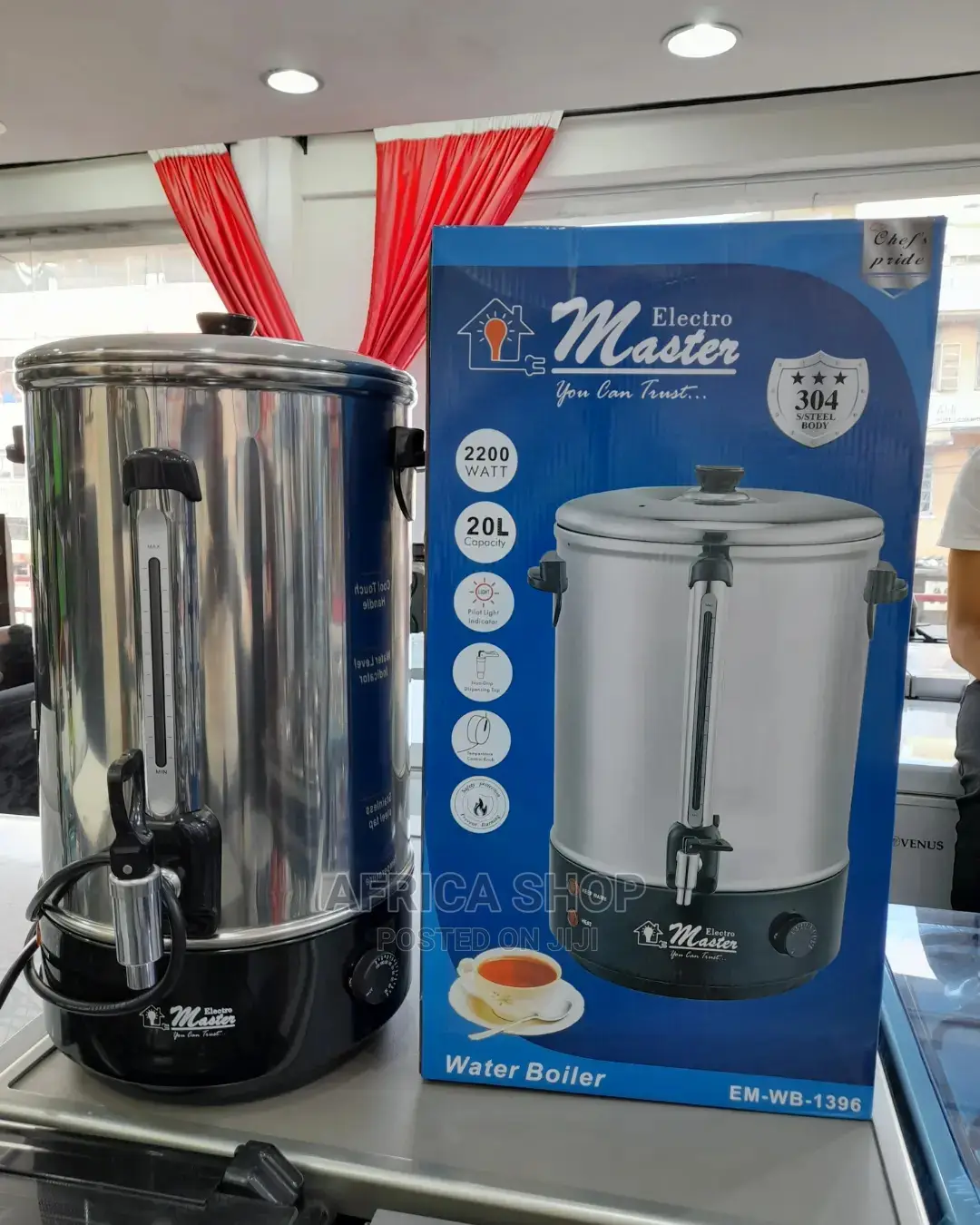 Electric Master Em-Wb-1396 Water Boiler 20l