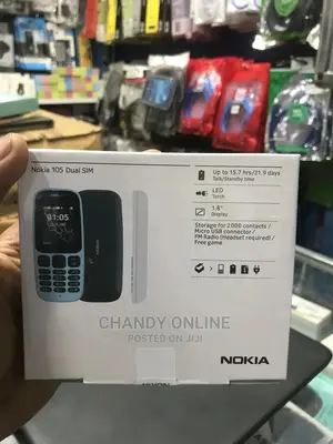 New Nokia 105 Black