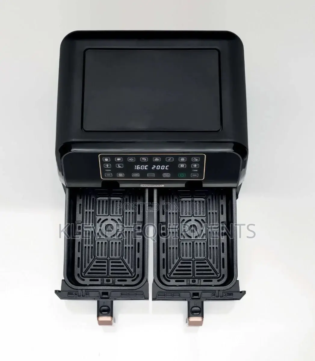 KENWOOD Dual Air Fryer Black