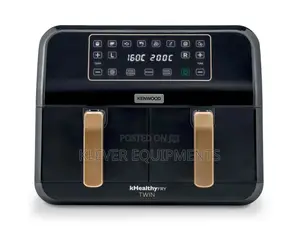KENWOOD Dual Air Fryer Black