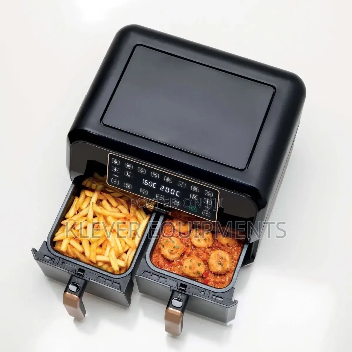 KENWOOD Dual Air Fryer Black