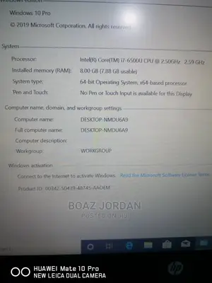 Laptop HP EliteBook 830 G5 4GB Intel Core I7 HDD 500GB