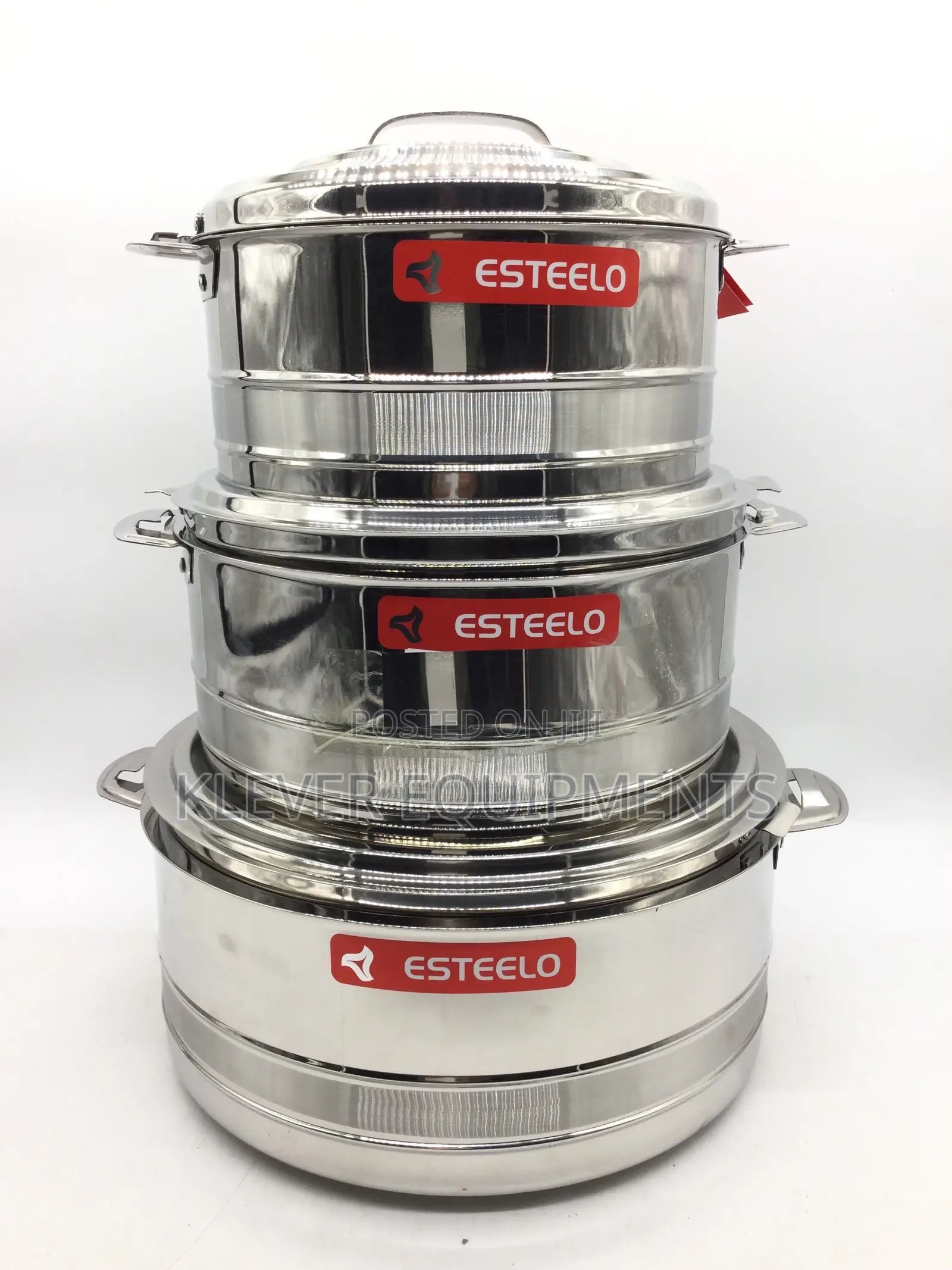 ESTEELO 3pcs Hotpot 4 / 6 / 8 Litres