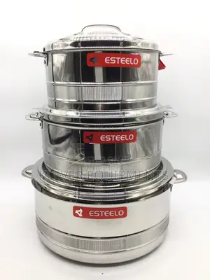 ESTEELO 3pcs Hotpot 4 / 6 / 8 Litres