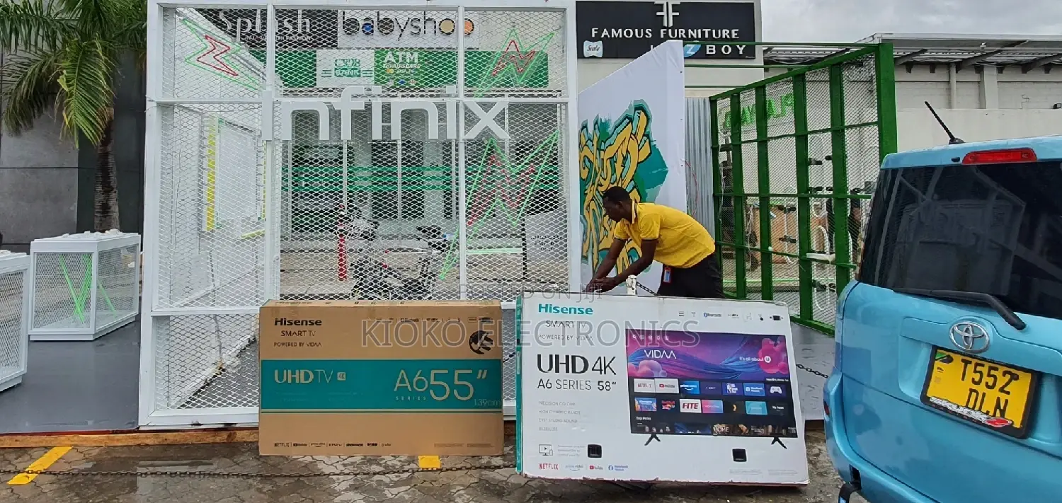 55” Hisense Tv Smart Uhd Display