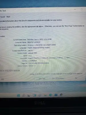 Laptop Dell Latitude 5480 8GB Intel Core I5 SSD 256GB
