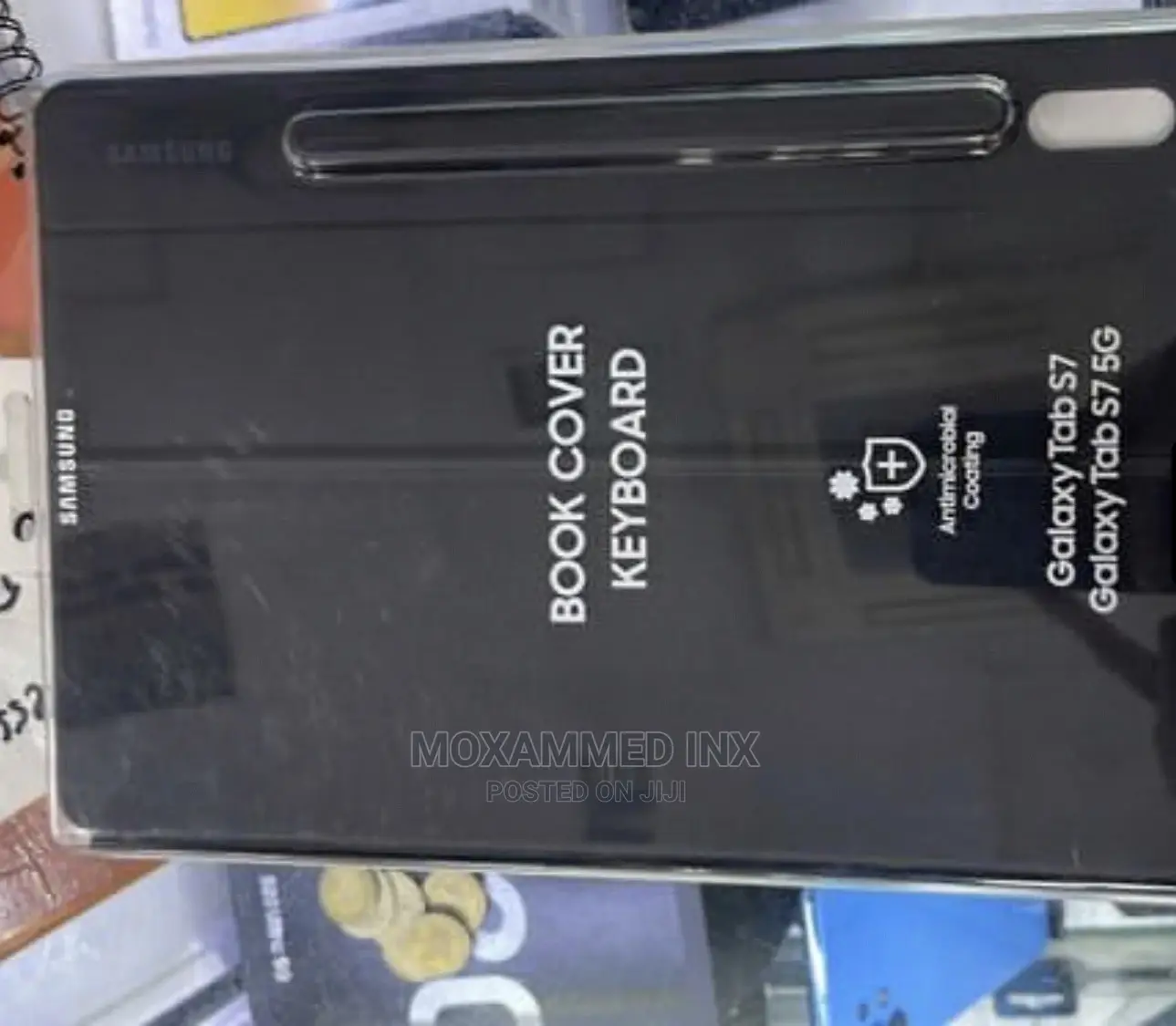Book Cover Keyboard for Samsung Tablet S7