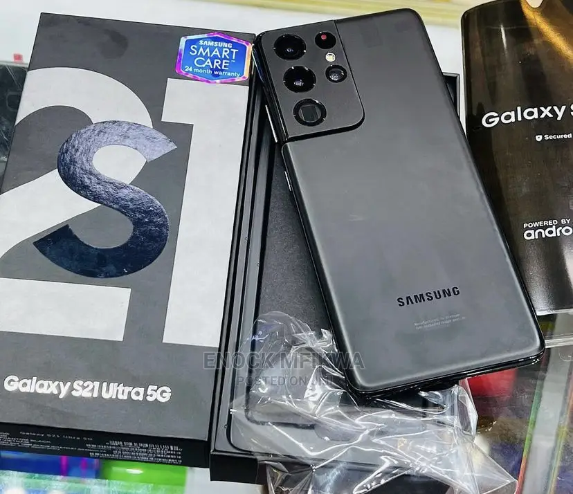 New Samsung Galaxy S21 Ultra 5G 256 GB Black