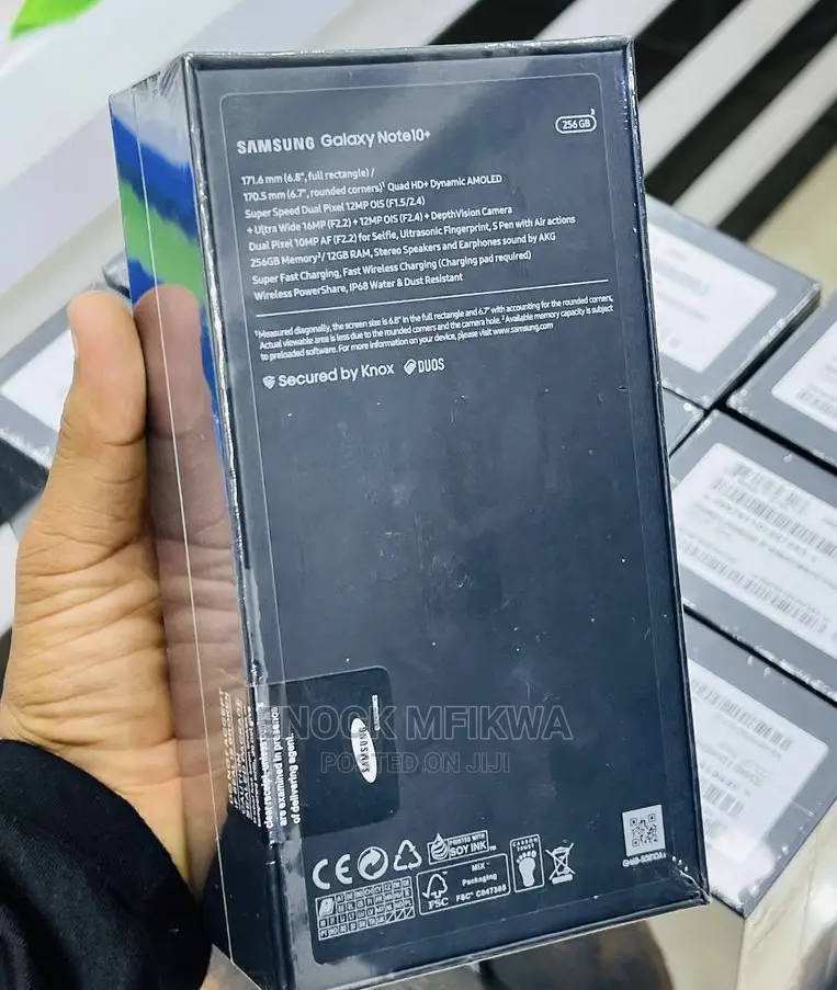 New Samsung Galaxy Note 10 Plus 5G 256 GB Black