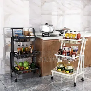 Folding Kitchen Trolley Cart
