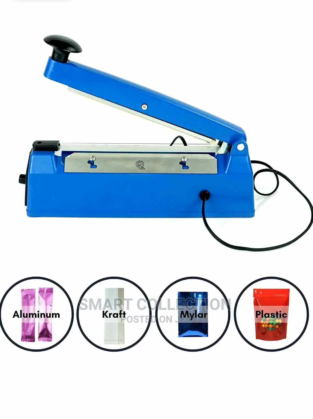 Impulse Heat Sealer W/Adjustable Knob for Sealing Bags