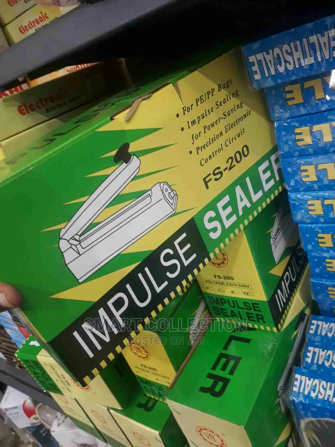 Impulse Heat Sealer W/Adjustable Knob for Sealing Bags